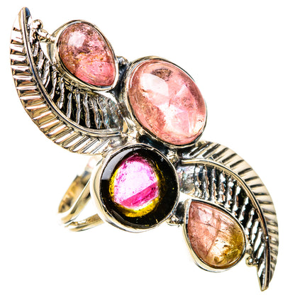 Watermelon Tourmaline Rings handcrafted by Ana Silver Co - RING100707