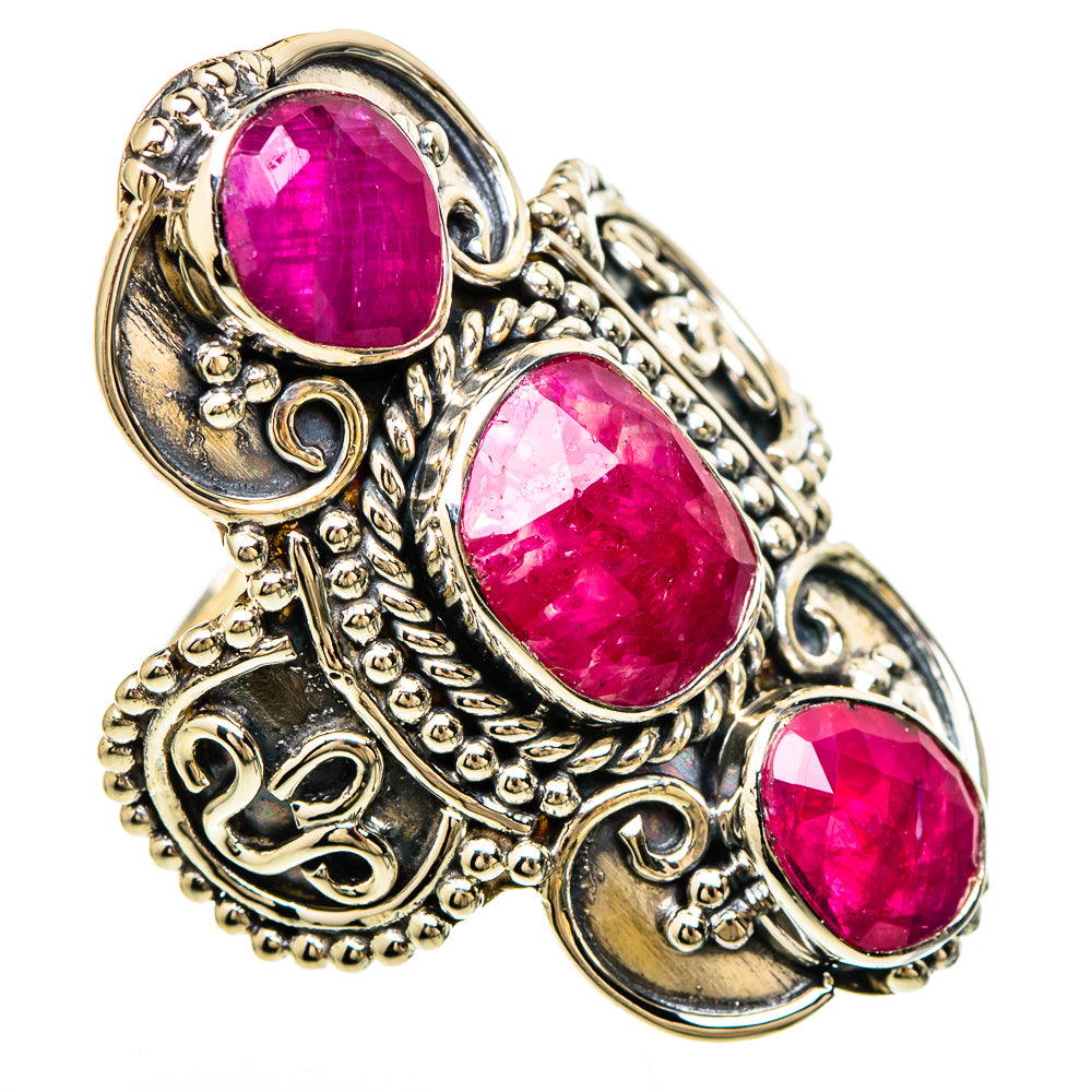 Ruby Rings handcrafted by Ana Silver Co - RING100709