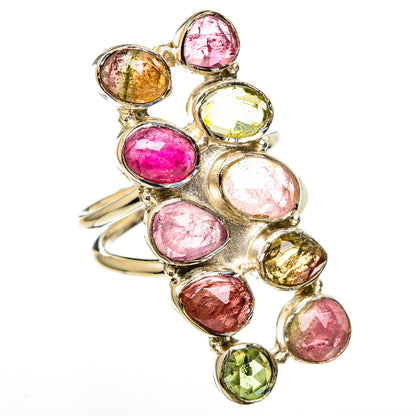 Multi-Tourmaline Rings handcrafted by Ana Silver Co - RING100714