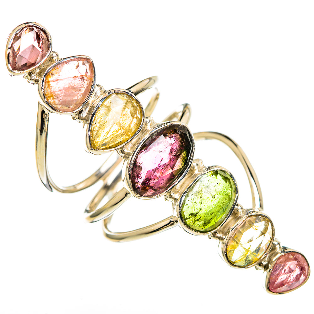 Multi-Tourmaline Rings handcrafted by Ana Silver Co - RING100718