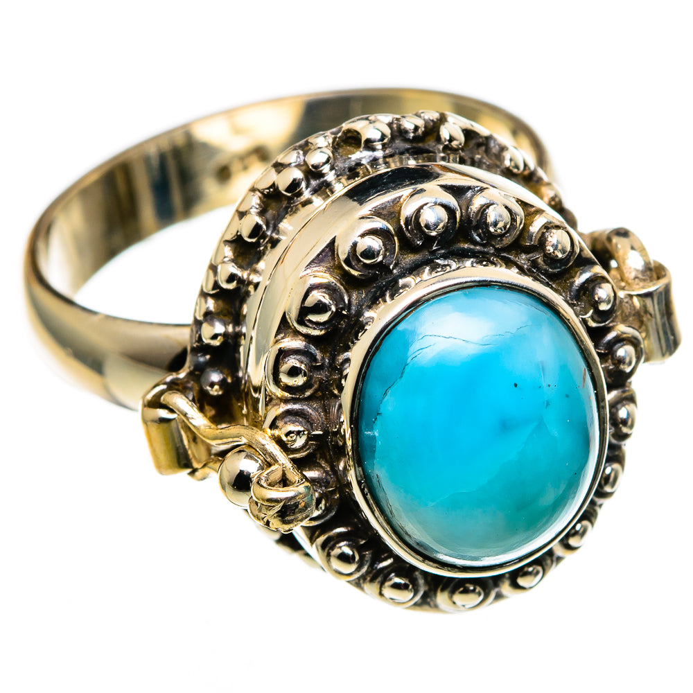Larimar Rings handcrafted by Ana Silver Co - RING100723
