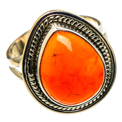 Carnelian Rings handcrafted by Ana Silver Co - RING100732