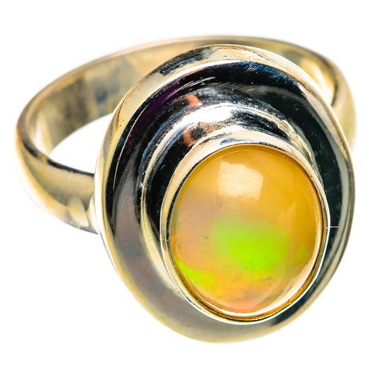 Ethiopian Opal Rings handcrafted by Ana Silver Co - RING100745