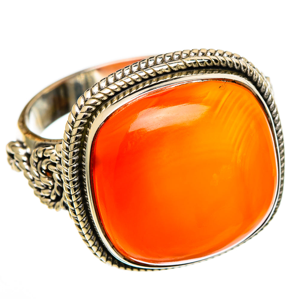 Carnelian Rings handcrafted by Ana Silver Co - RING100755