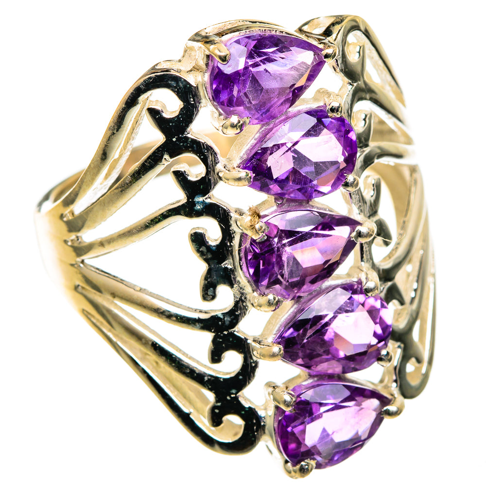 Amethyst Rings handcrafted by Ana Silver Co - RING100764