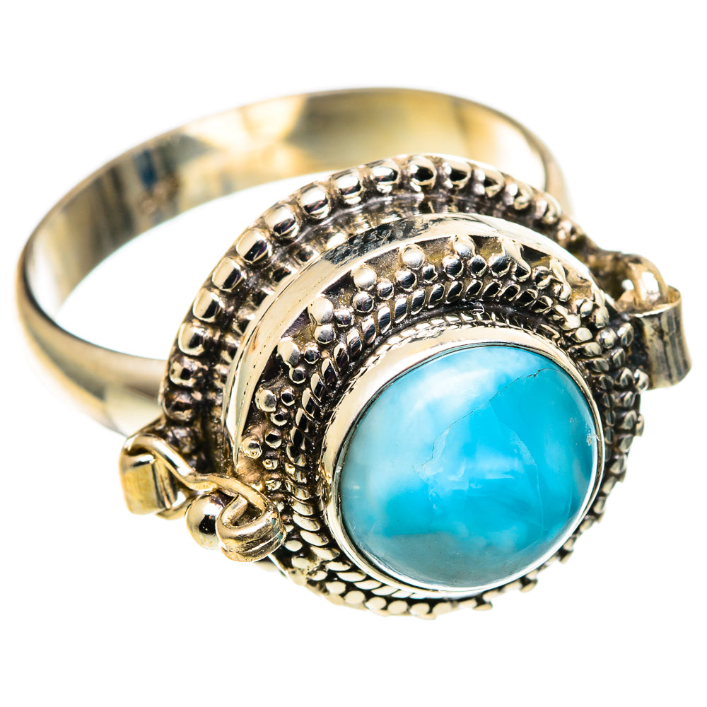 Larimar Rings handcrafted by Ana Silver Co - RING100771