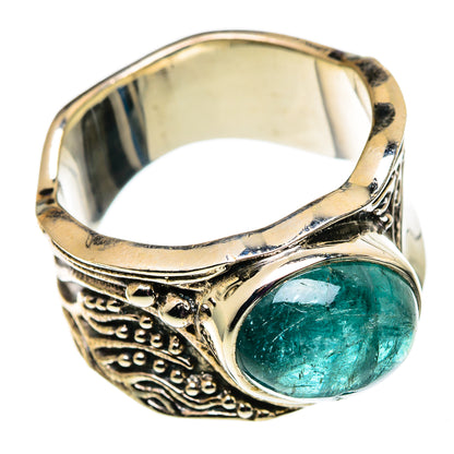 Blue Tourmaline Rings handcrafted by Ana Silver Co - RING100774