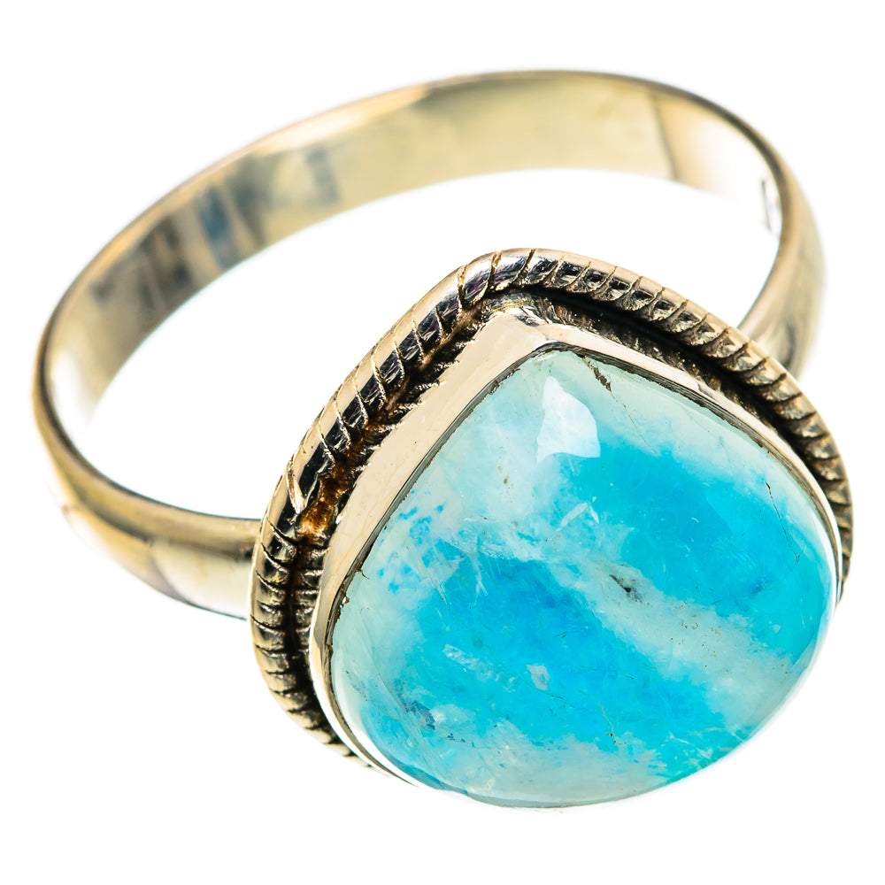 Rainbow Moonstone Rings handcrafted by Ana Silver Co - RING100776