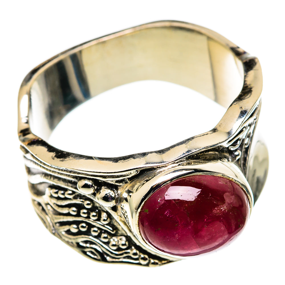 Pink Tourmaline Rings handcrafted by Ana Silver Co - RING100782