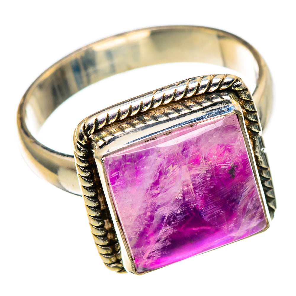 Pink Moonstone Rings handcrafted by Ana Silver Co - RING100783