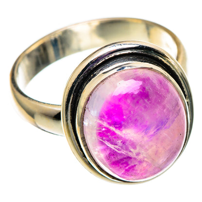 Pink Moonstone Rings handcrafted by Ana Silver Co - RING100785