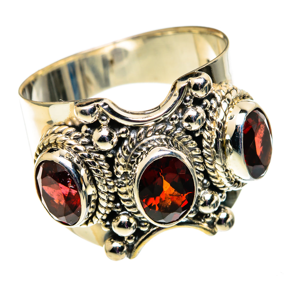 Garnet Rings handcrafted by Ana Silver Co - RING100789