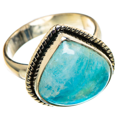 Rainbow Moonstone Rings handcrafted by Ana Silver Co - RING100814