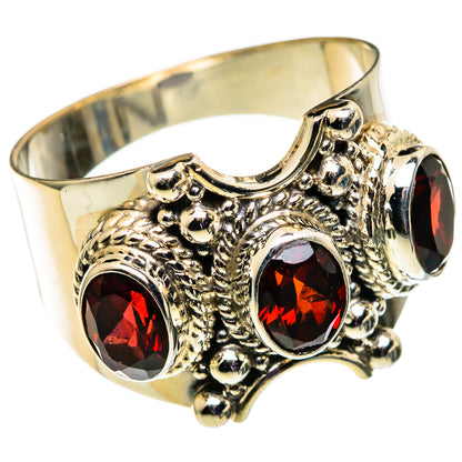 Garnet Rings handcrafted by Ana Silver Co - RING100820