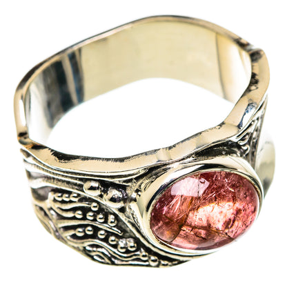 Pink Tourmaline Rings handcrafted by Ana Silver Co - RING100822