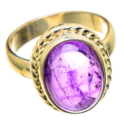 Amethyst Rings handcrafted by Ana Silver Co - RING100825 - Photo 2