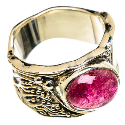 Pink Tourmaline Rings handcrafted by Ana Silver Co - RING100835