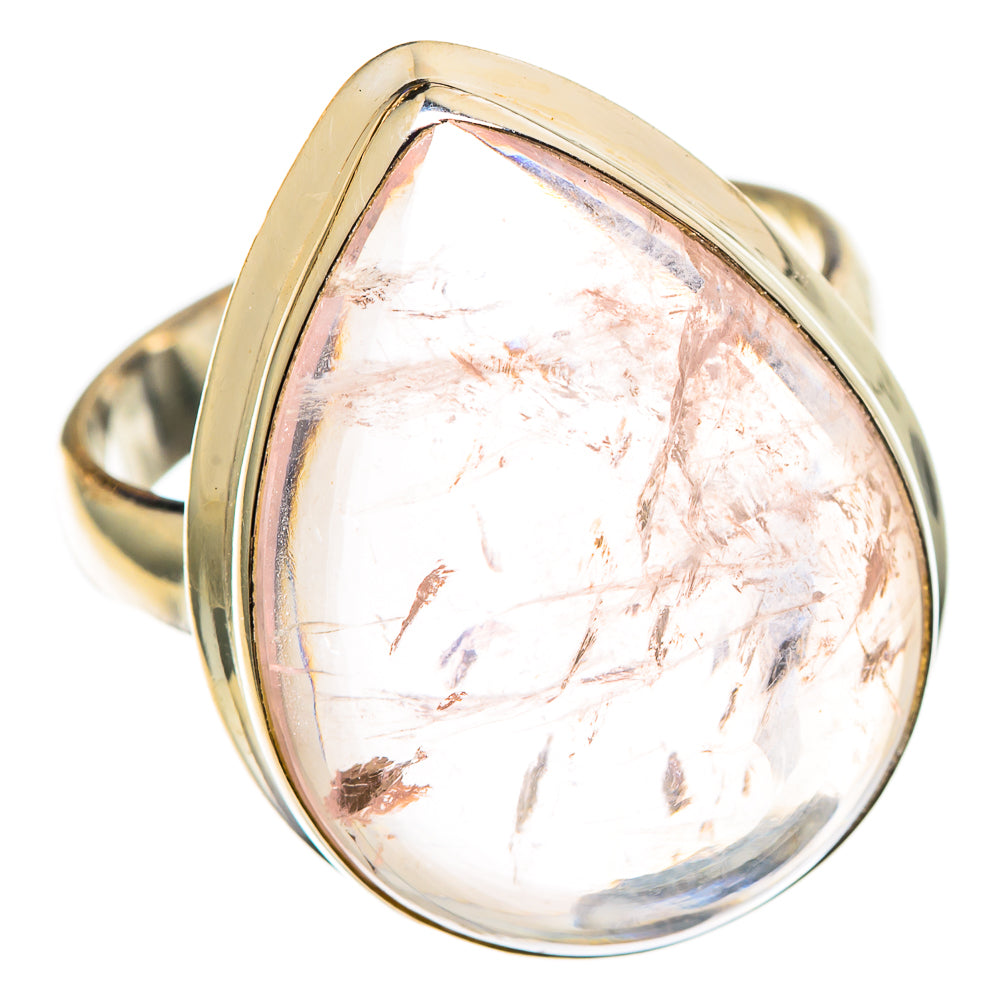 Rose Quartz Rings handcrafted by Ana Silver Co - RING100836