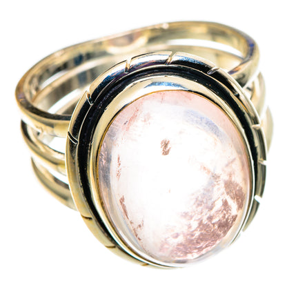Rose Quartz Rings handcrafted by Ana Silver Co - RING100837