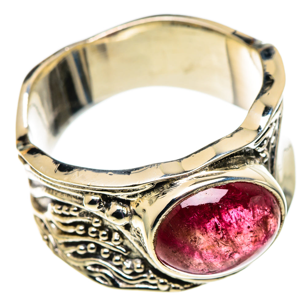 Pink Tourmaline Rings handcrafted by Ana Silver Co - RING100838 - Photo 2