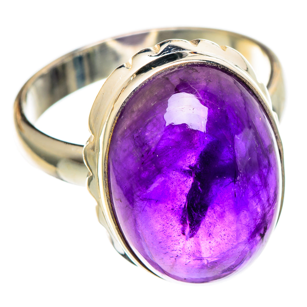 Amethyst Rings handcrafted by Ana Silver Co - RING100841 - Photo 2