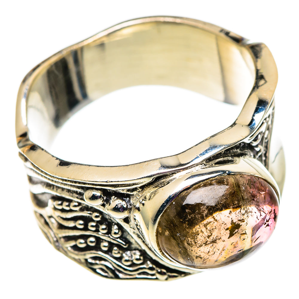 Pink Tourmaline Rings handcrafted by Ana Silver Co - RING100845