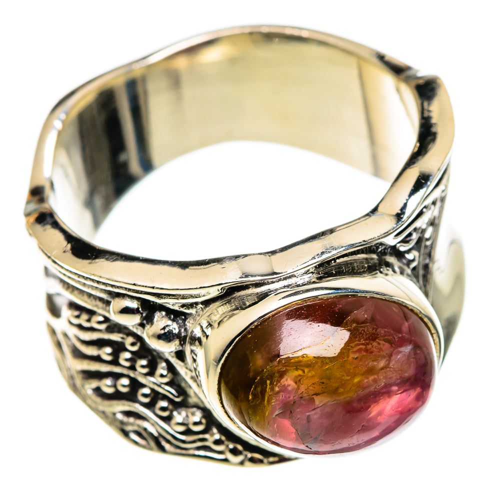 Pink Tourmaline Rings handcrafted by Ana Silver Co - RING100846