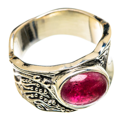 Pink Tourmaline Rings handcrafted by Ana Silver Co - RING100852