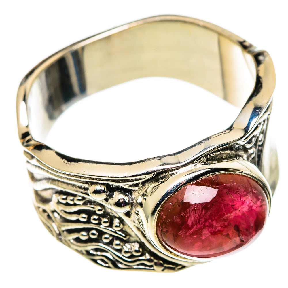 Pink Tourmaline Rings handcrafted by Ana Silver Co - RING100862