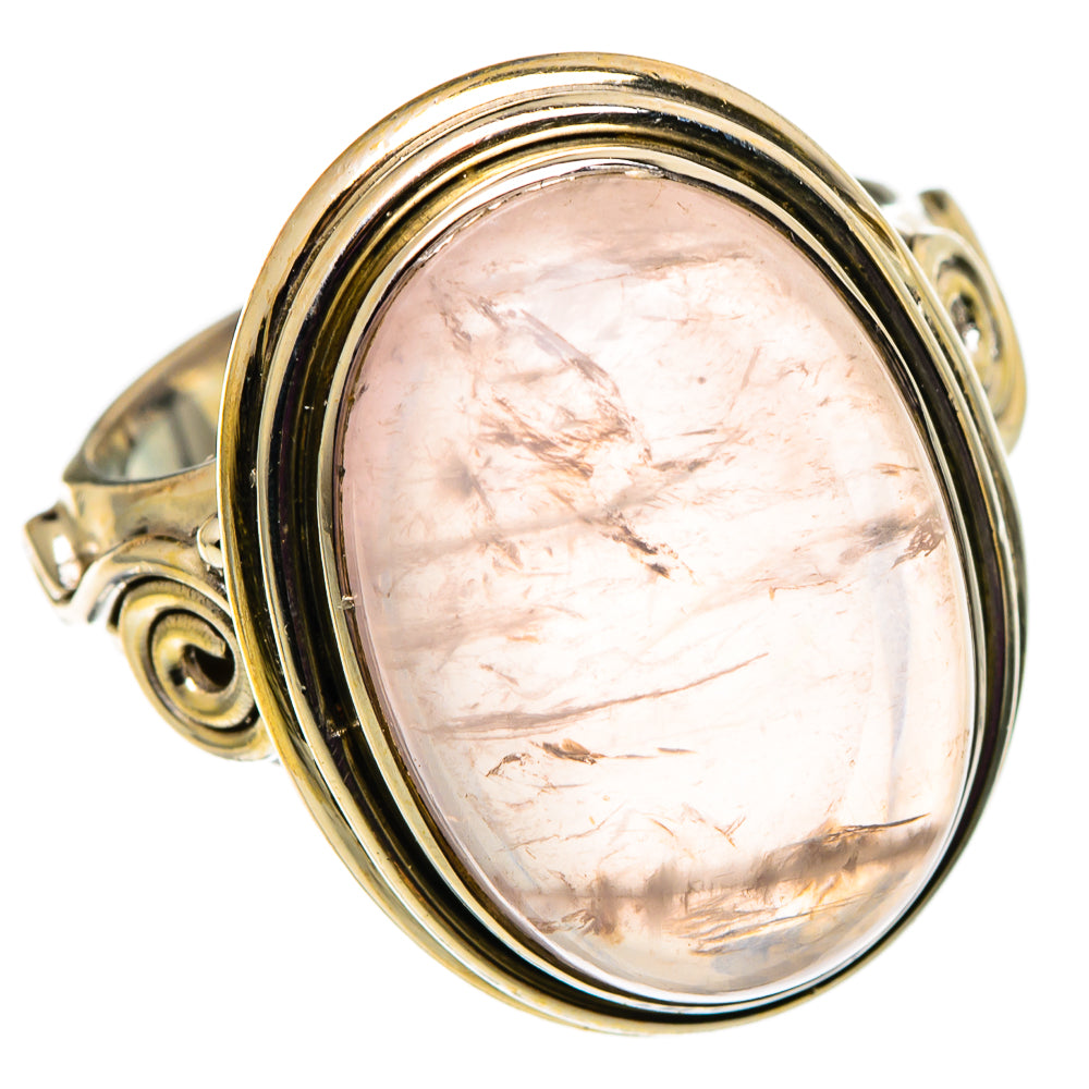 Rose Quartz Rings handcrafted by Ana Silver Co - RING100864