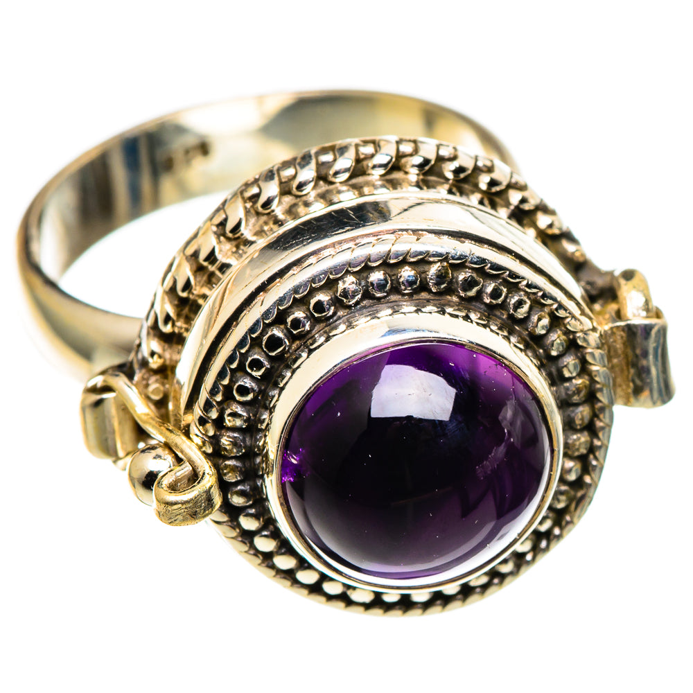 Amethyst Rings handcrafted by Ana Silver Co - RING100867 - Photo 2