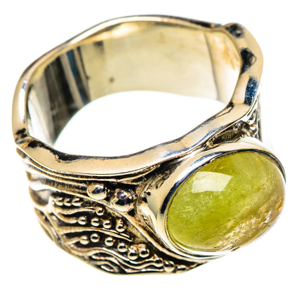 Prehnite Rings handcrafted by Ana Silver Co - RING100869 - Photo 2