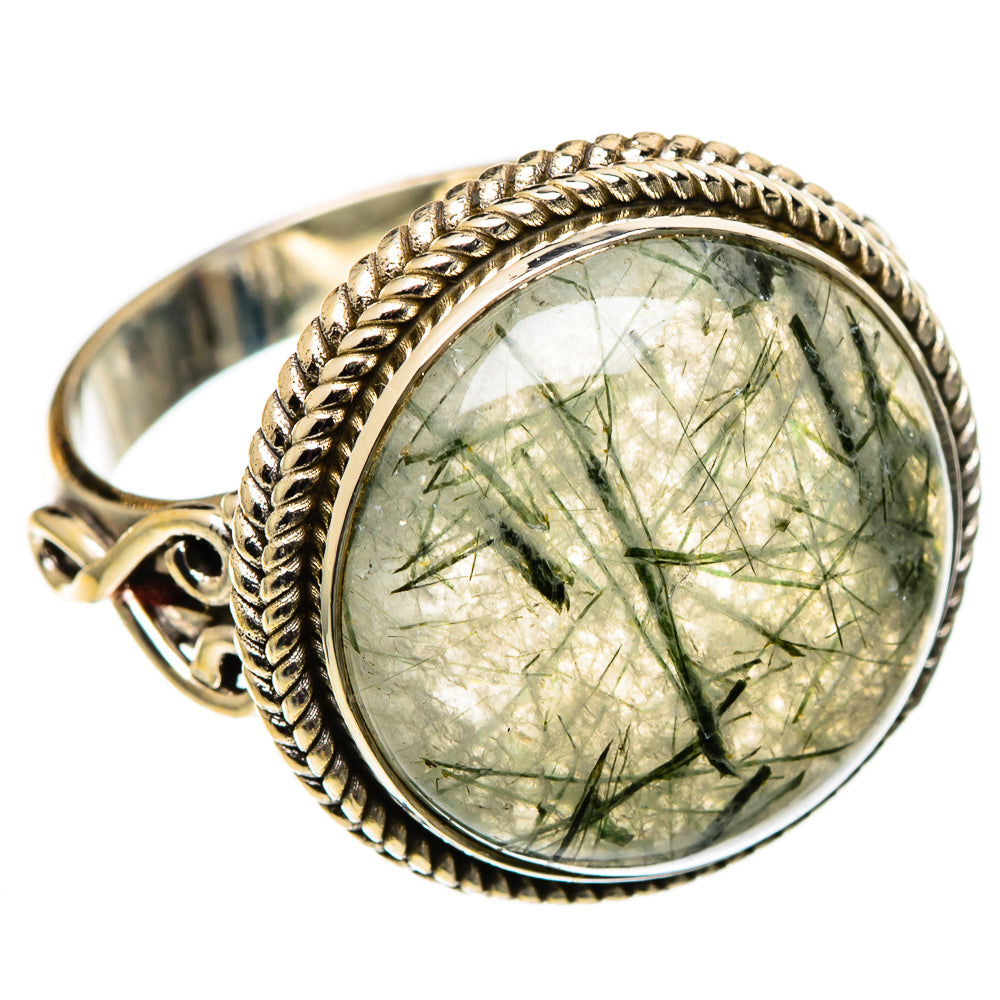 Tourmalinated Quartz Rings handcrafted by Ana Silver Co - RING100879