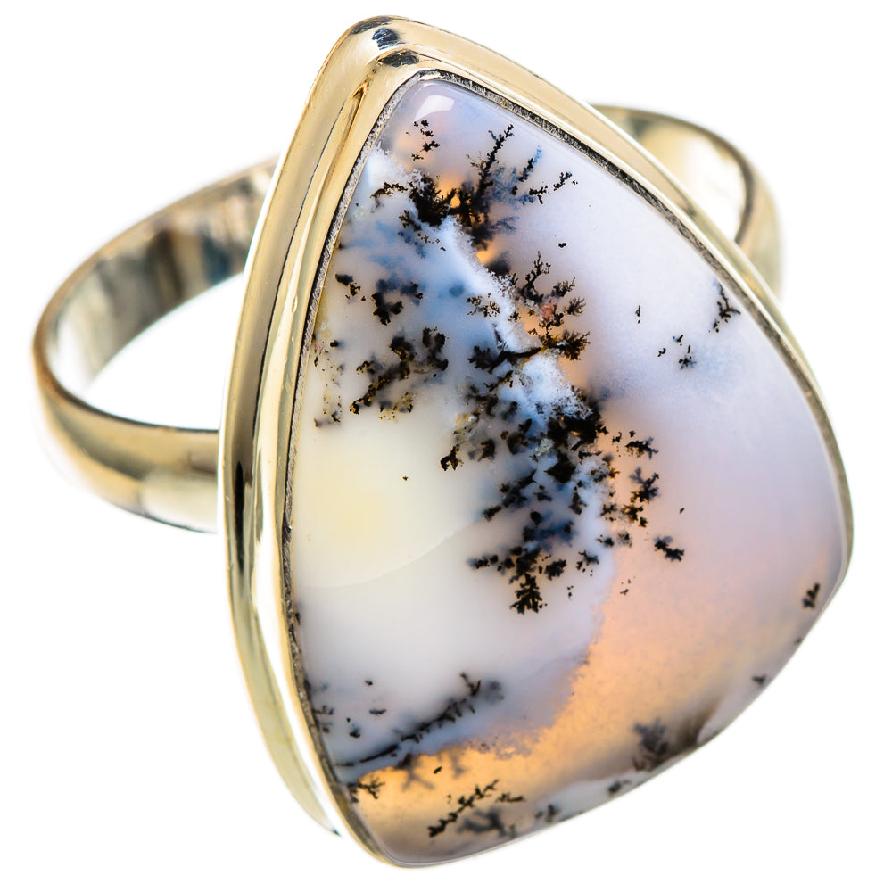 Dendritic Opal Rings handcrafted by Ana Silver Co - RING100882