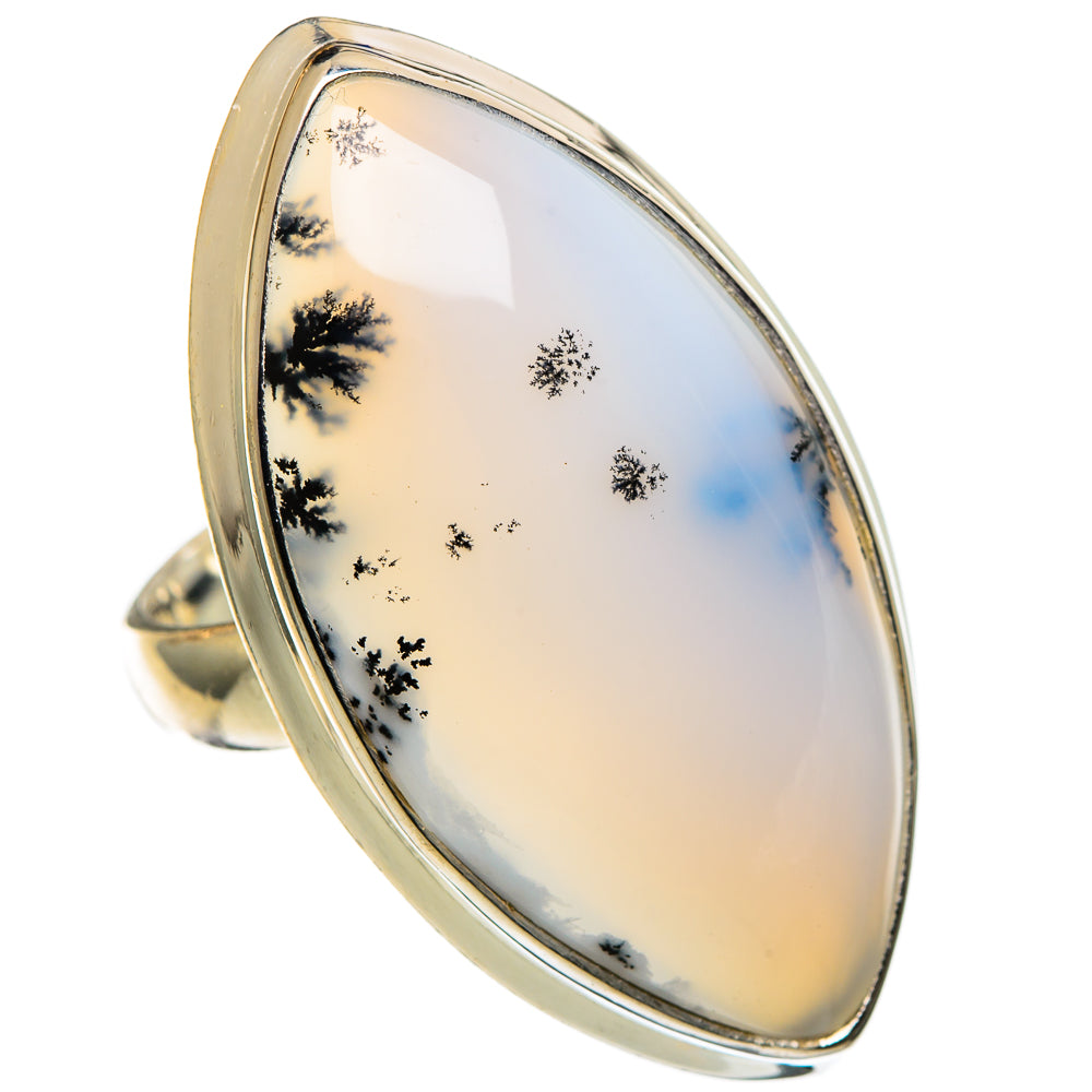 Dendritic Opal Rings handcrafted by Ana Silver Co - RING100902