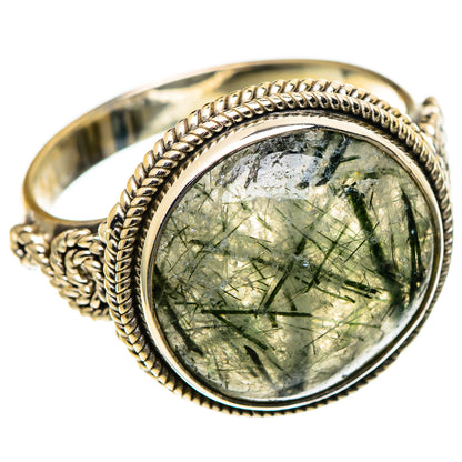 Tourmalinated Quartz Rings handcrafted by Ana Silver Co - RING100911