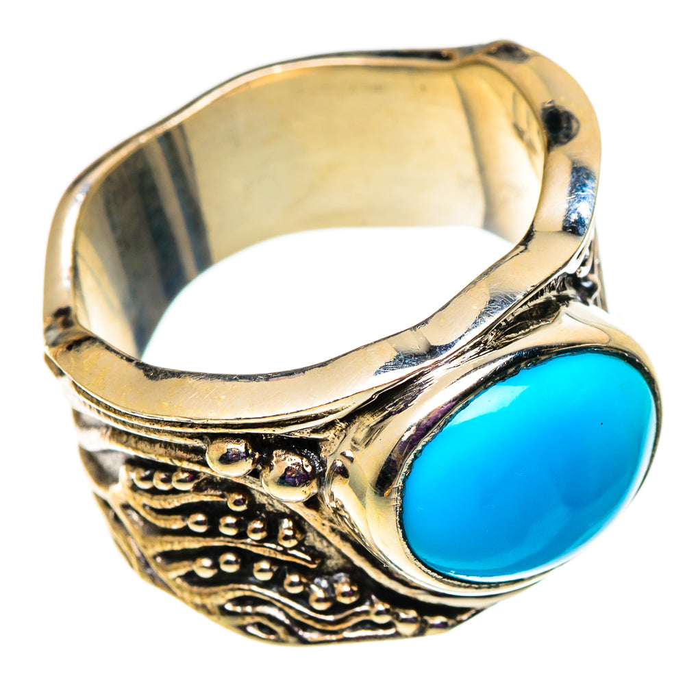 Sleeping Beauty Turquoise Rings handcrafted by Ana Silver Co - RING100935