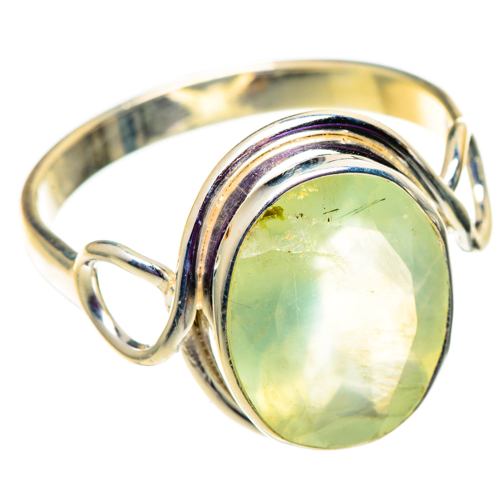 Prehnite Rings handcrafted by Ana Silver Co - RING100938 - Photo 2