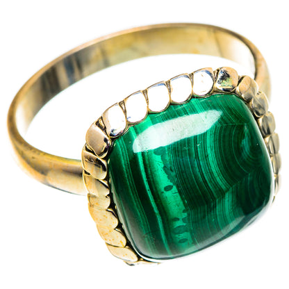 Malachite Rings handcrafted by Ana Silver Co - RING100939 - Photo 2