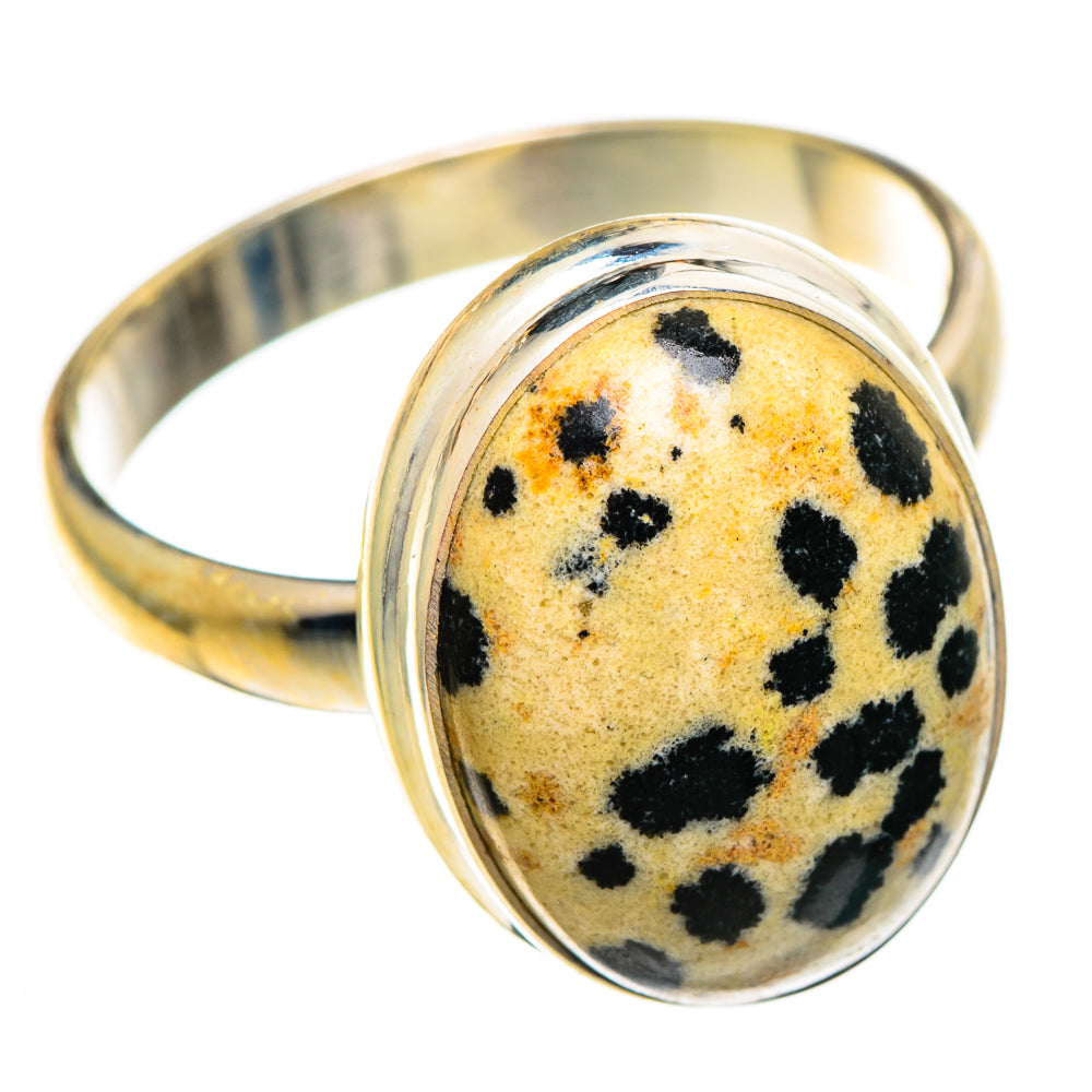 Dalmatian Jasper Rings handcrafted by Ana Silver Co - RING100940 - Photo 2
