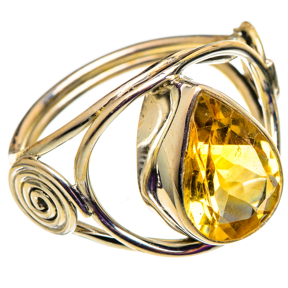 Citrine Rings handcrafted by Ana Silver Co - RING100942