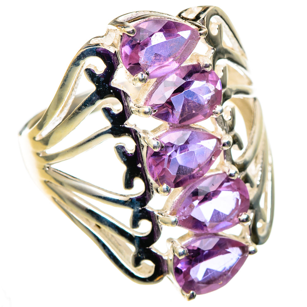 Color Change Alexandrite (lab.) Rings handcrafted by Ana Silver Co - RING100950
