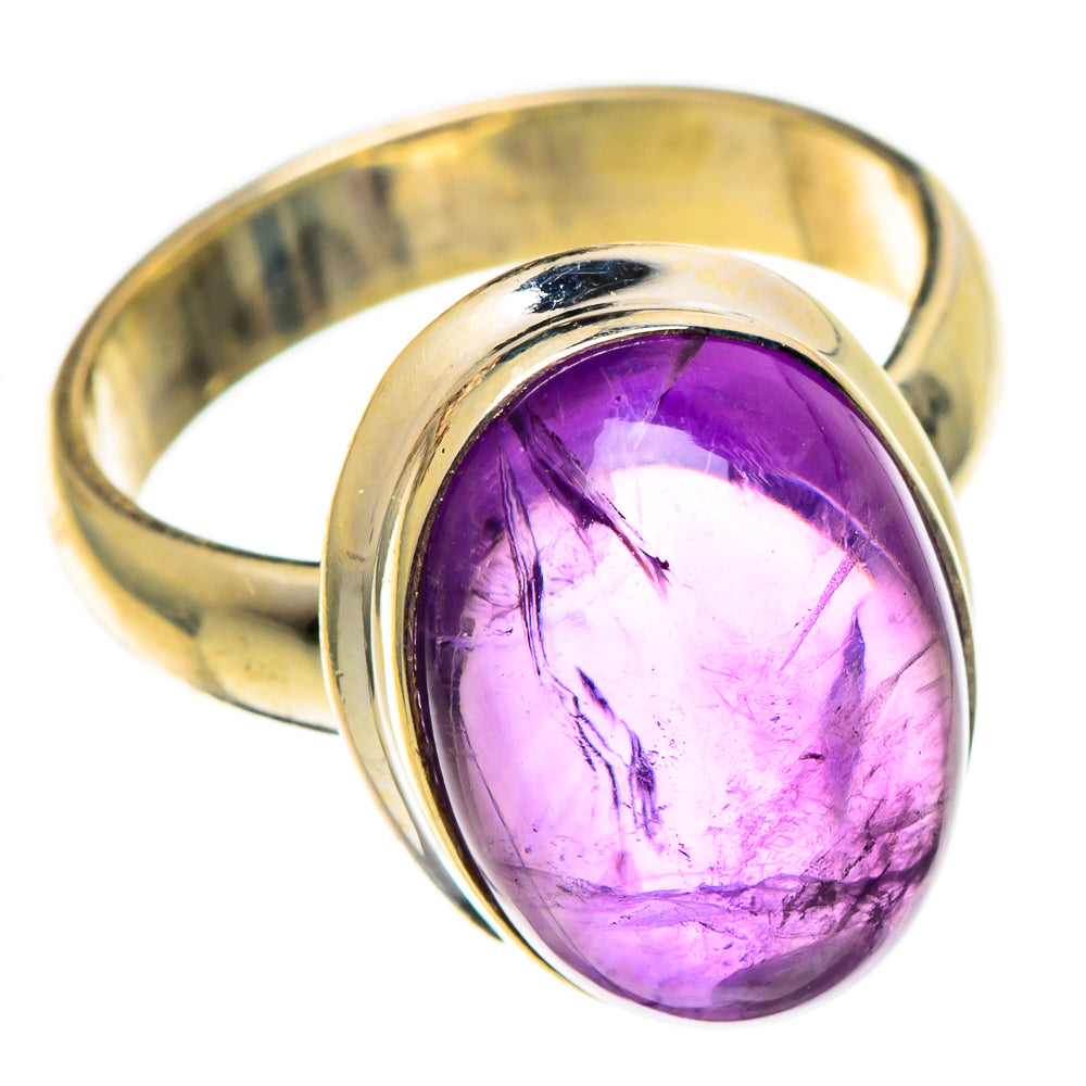 Amethyst Rings handcrafted by Ana Silver Co - RING100951 - Photo 2