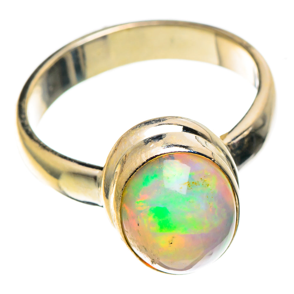 Ethiopian Opal Rings handcrafted by Ana Silver Co - RING100959