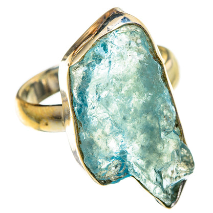 Aquamarine Rings handcrafted by Ana Silver Co - RING100963 - Photo 2
