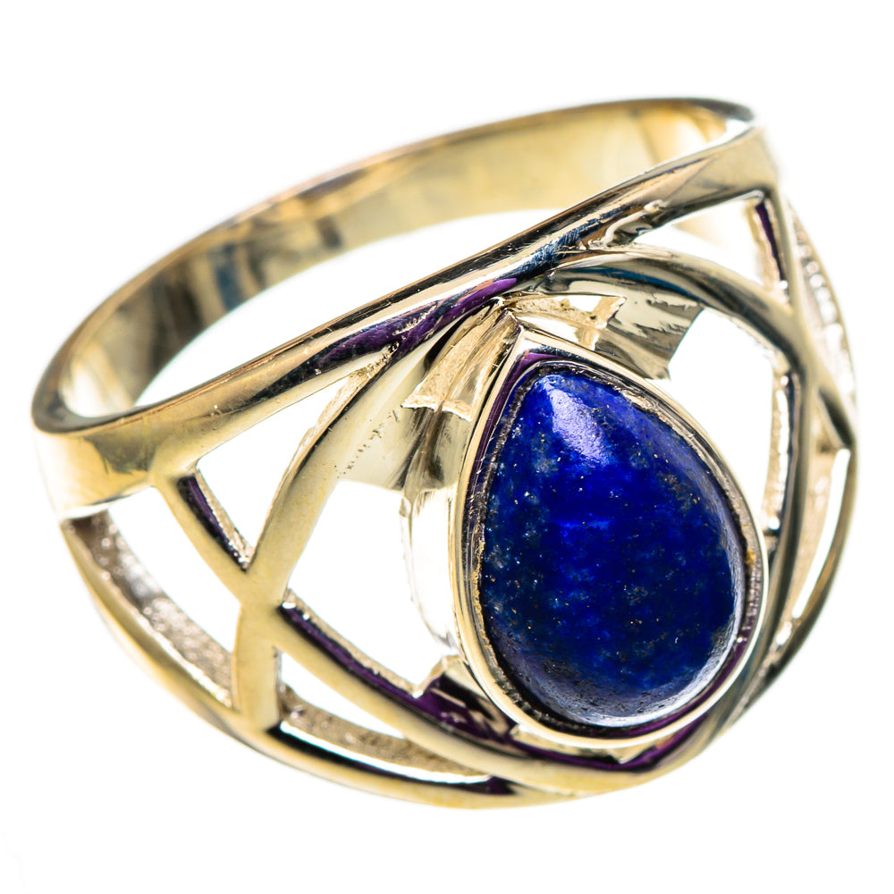 Lapis Lazuli Rings handcrafted by Ana Silver Co - RING100964 - Photo 2