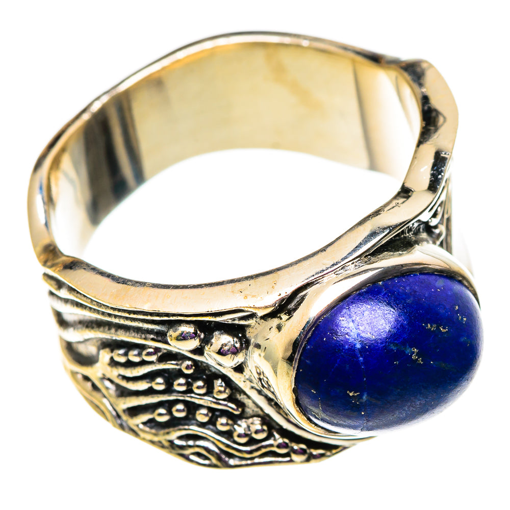 Lapis Lazuli Rings handcrafted by Ana Silver Co - RING100966 - Photo 2