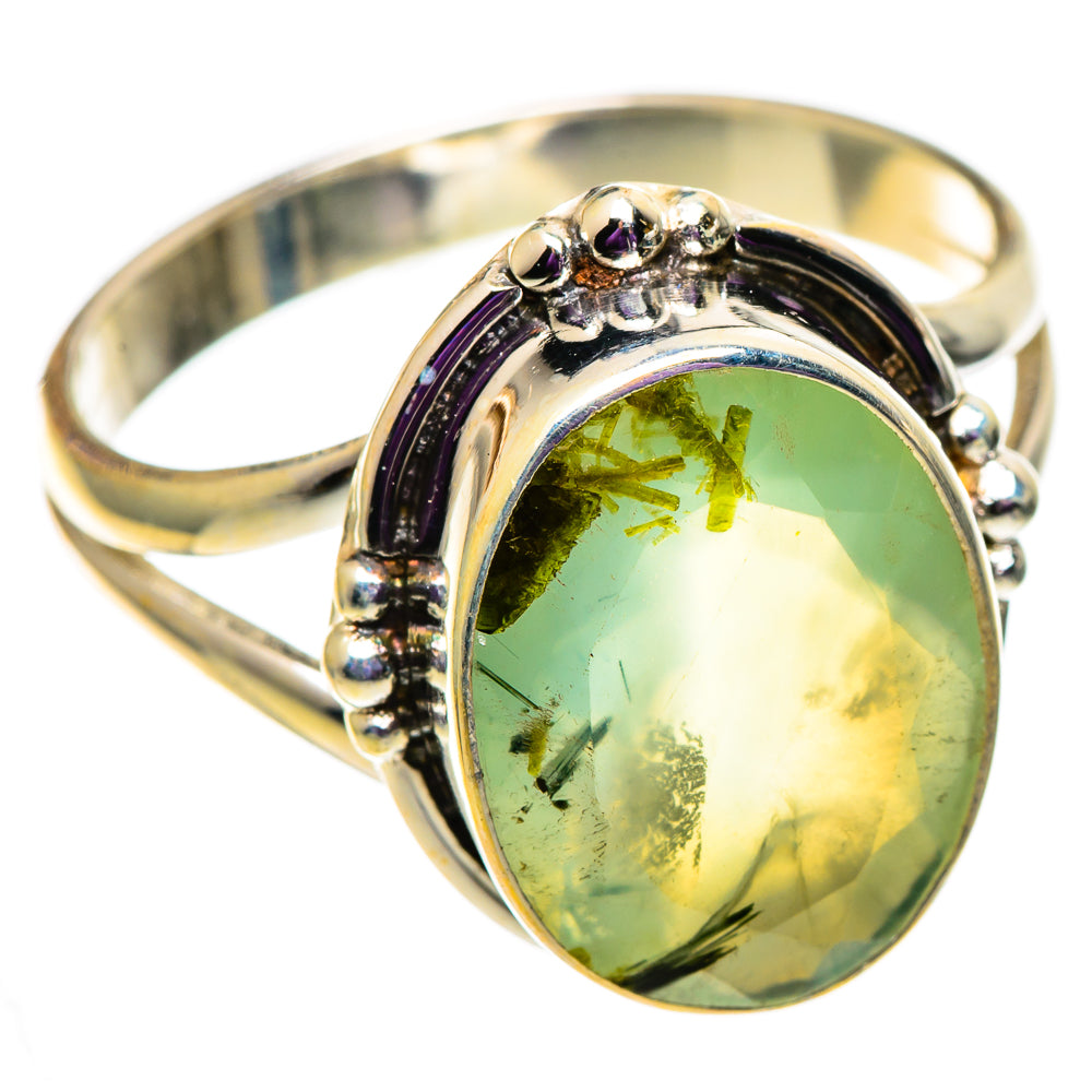 Prehnite Rings handcrafted by Ana Silver Co - RING100969