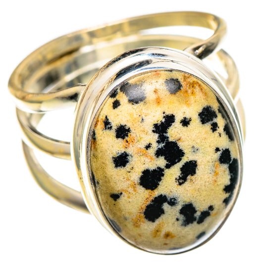 Dalmatian Jasper Rings handcrafted by Ana Silver Co - RING100971