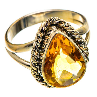 Citrine Rings handcrafted by Ana Silver Co - RING100974